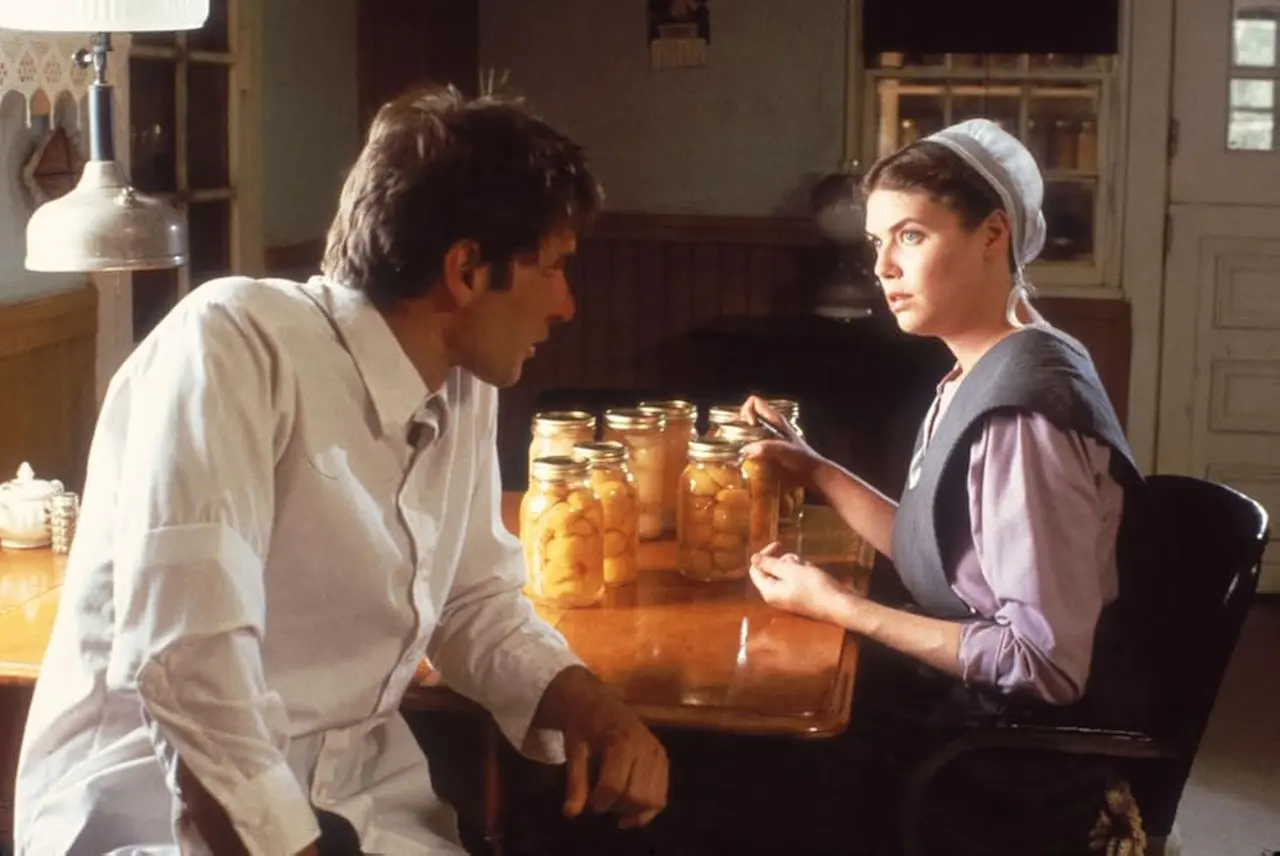Harrison Ford e Kelly McGillis in Witness - Il testimone