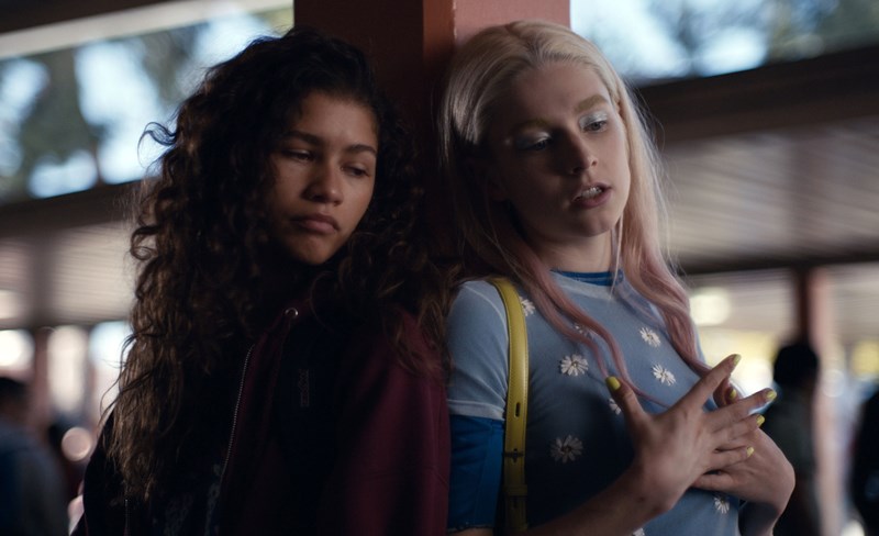 Hunter Schafer Zendaya Euphoria