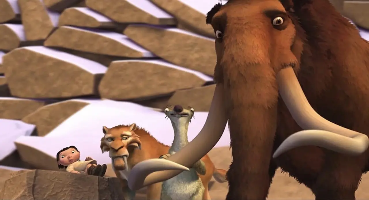 Manny, Sid e Diego in L'era glaciale