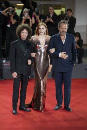 Michel Franco, Jessica Chastain e Peter Sarsgaard