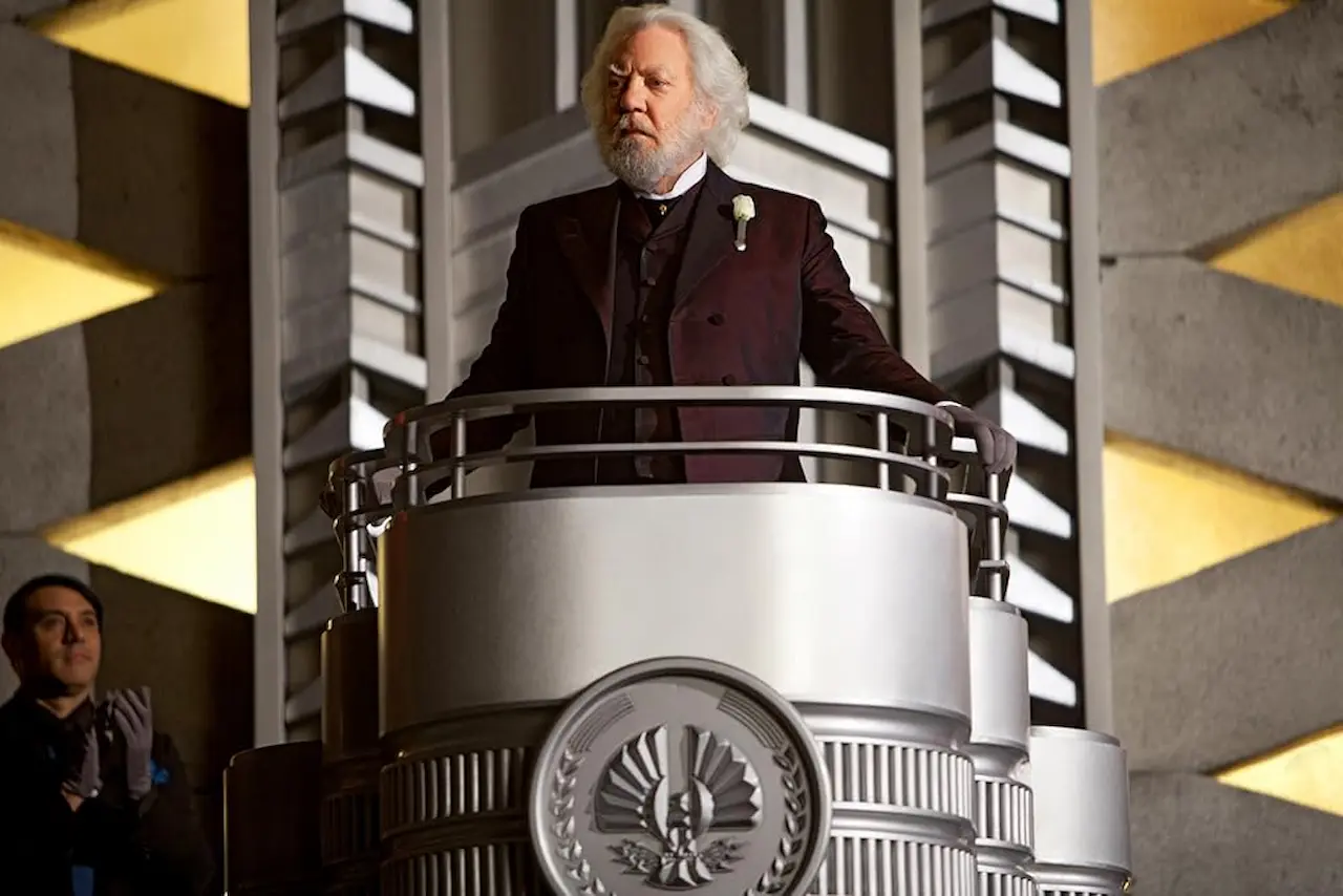 Donald Sutherland in Hunger Games