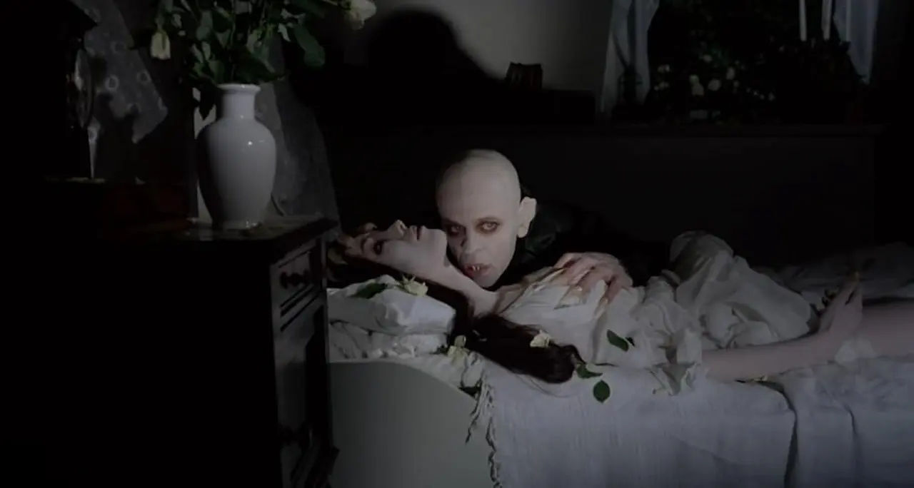 Isabelle Adjani e Klaus Kinski in Nosferatu Il principe della notte