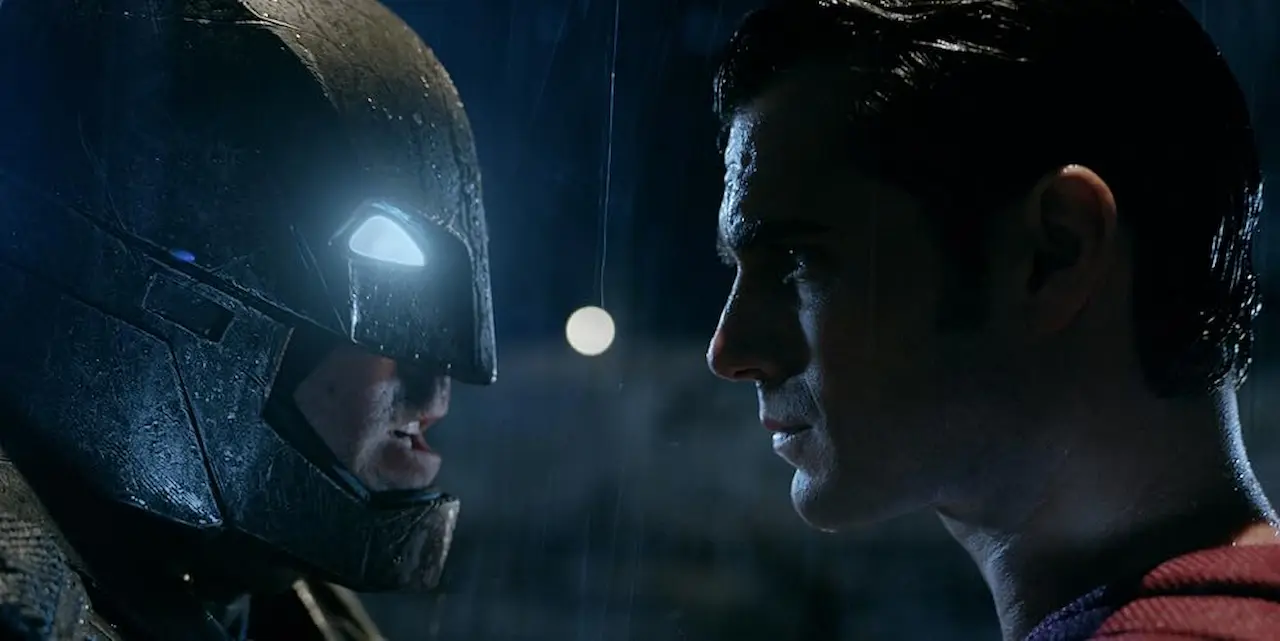 Ben Affleck e Henry Cavill in Batman v Superman Dawn of Justice