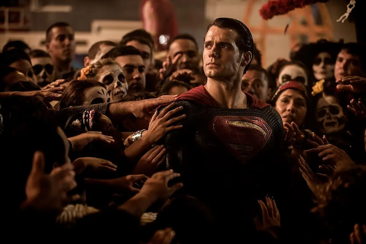 Henry Cavill in Batman v Superman Dawn of Justice