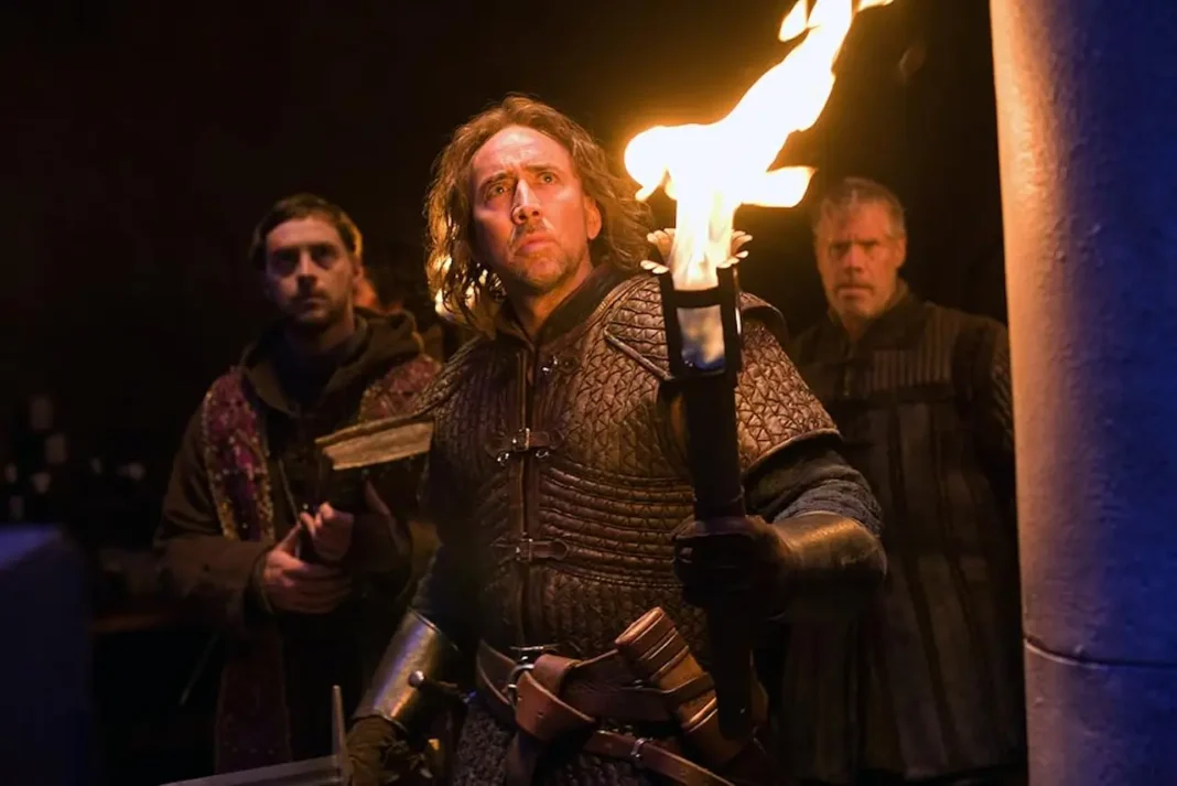 Nicolas Cage, Ron Perlman e Stephen Campbell Moore in L'ultimo dei Templari