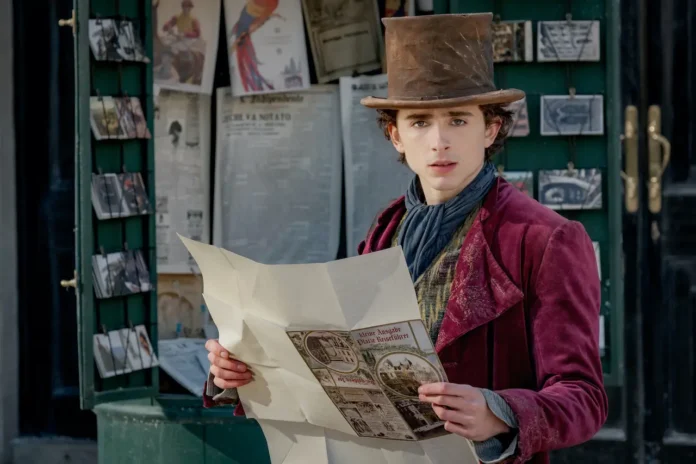 Dicembre in sala Wonka Timothée Chalamet