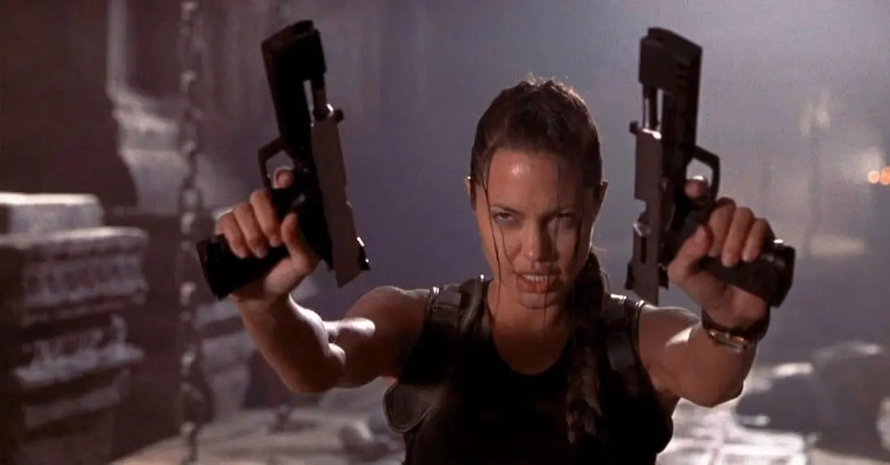 Angelina Jolie in Lara Croft Tomb Raider