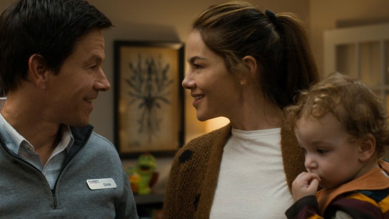 Mark Wahlberg e Michelle Monaghan in “The Family Plan”