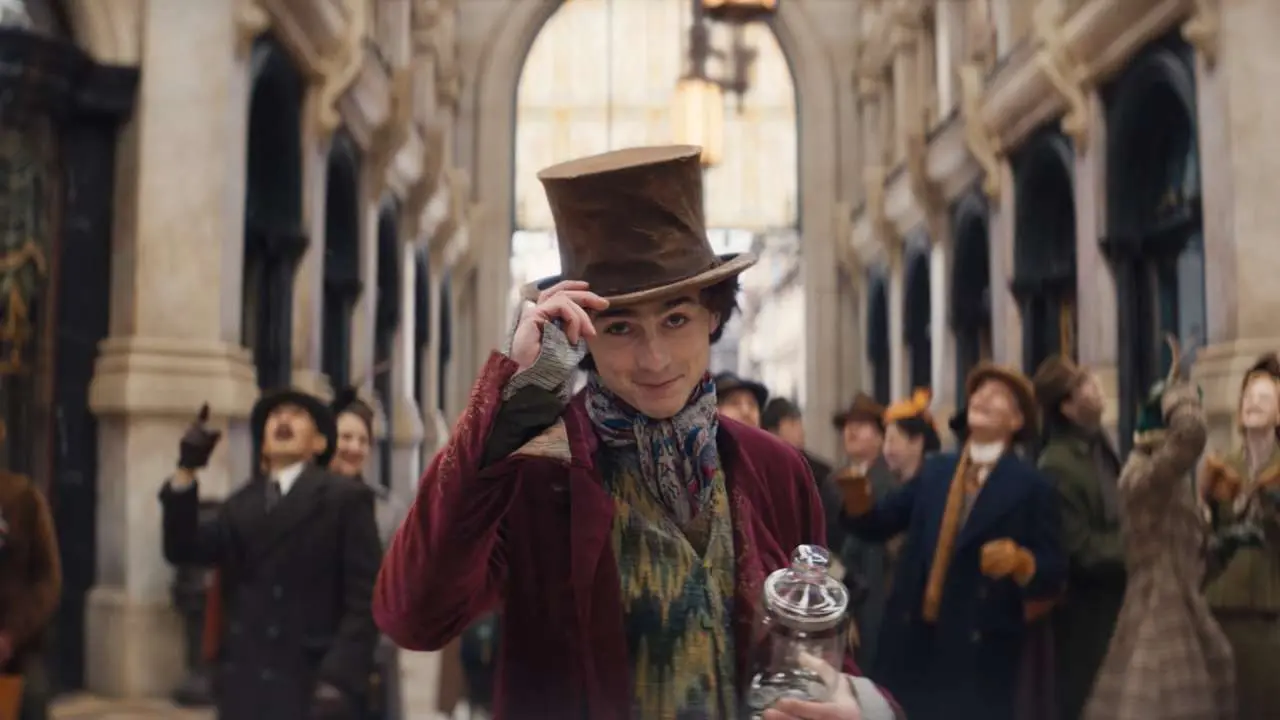 Wonka Timothée Chalamet film fantasy 2023