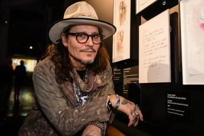 Johnny Depp ha visitato il Museo Nazionale del Cinema di Torino