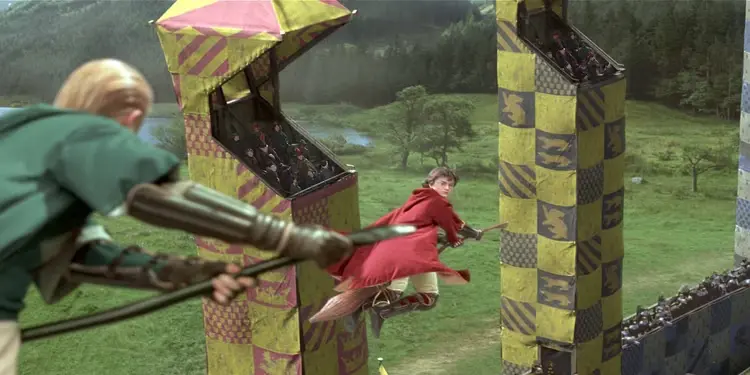 harry potter e la camera dei segreti quidditch