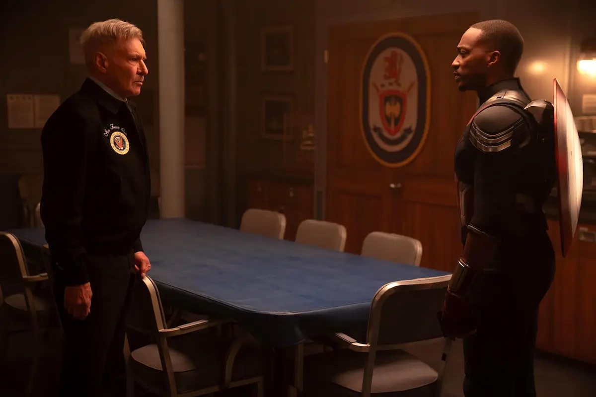 Captain America: Brave New World Harrison Ford Anthony Mackie