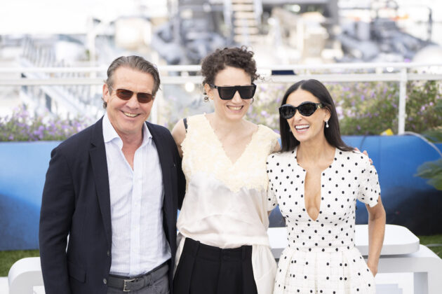 Coralie Fargeat, Dennis Quaid e Demi Moore