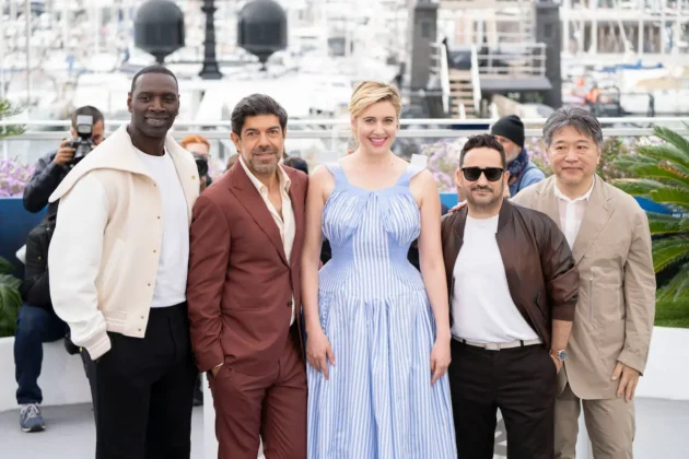 Hirokazu Kore-eda, Juan Antonio Bayona, Greta Gerwig, Pierfrancesco Favino e Omar Sy 2