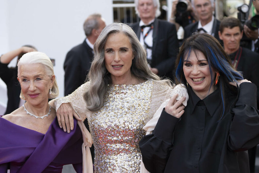 Iris Berben, Andie MacDowell, Helen Mirren 2