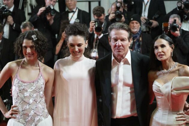 Margaret Qualley, Coralie Fargeat e Dennis Quaid