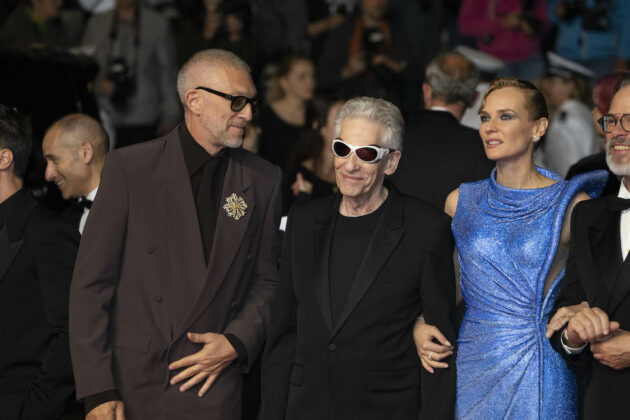 Vincent Cassel, Diane Kruger e David Cronenberg