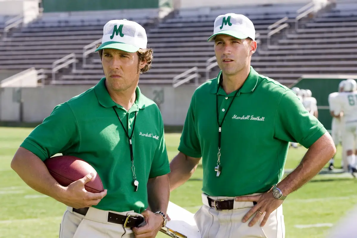 Matthew McConaughey e Matthew Fox in We Are Marshall (2006)