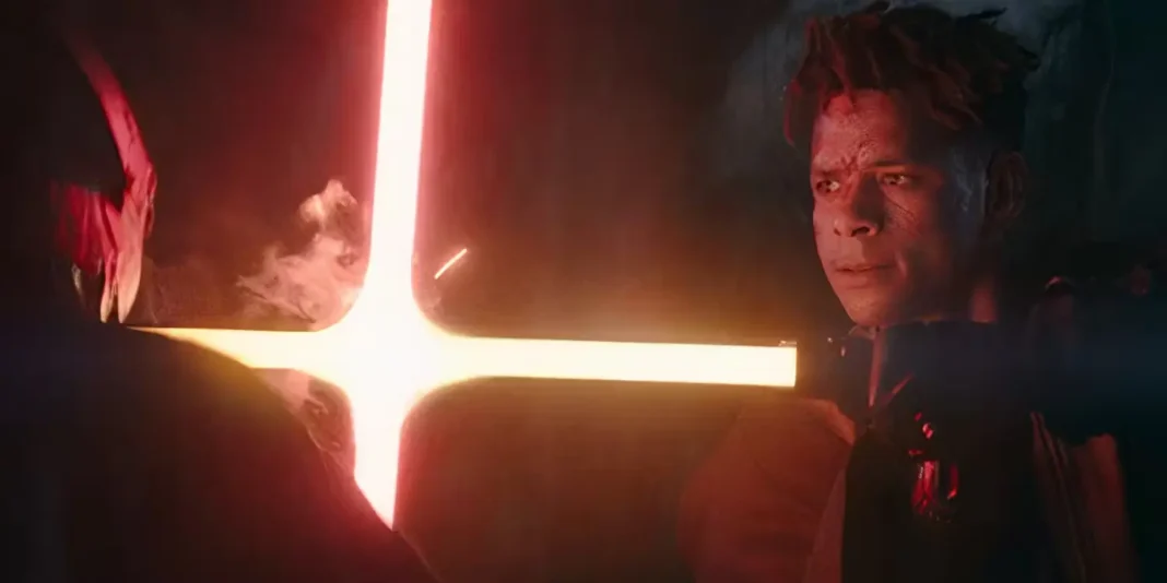 the acolyte yord yellow lightsaber