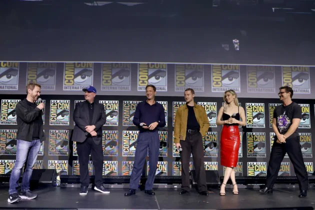 Ebon Moss-Bachrach, Joseph Quinn, Vanessa Kirby, Pedro Pascal e Matt Shakman