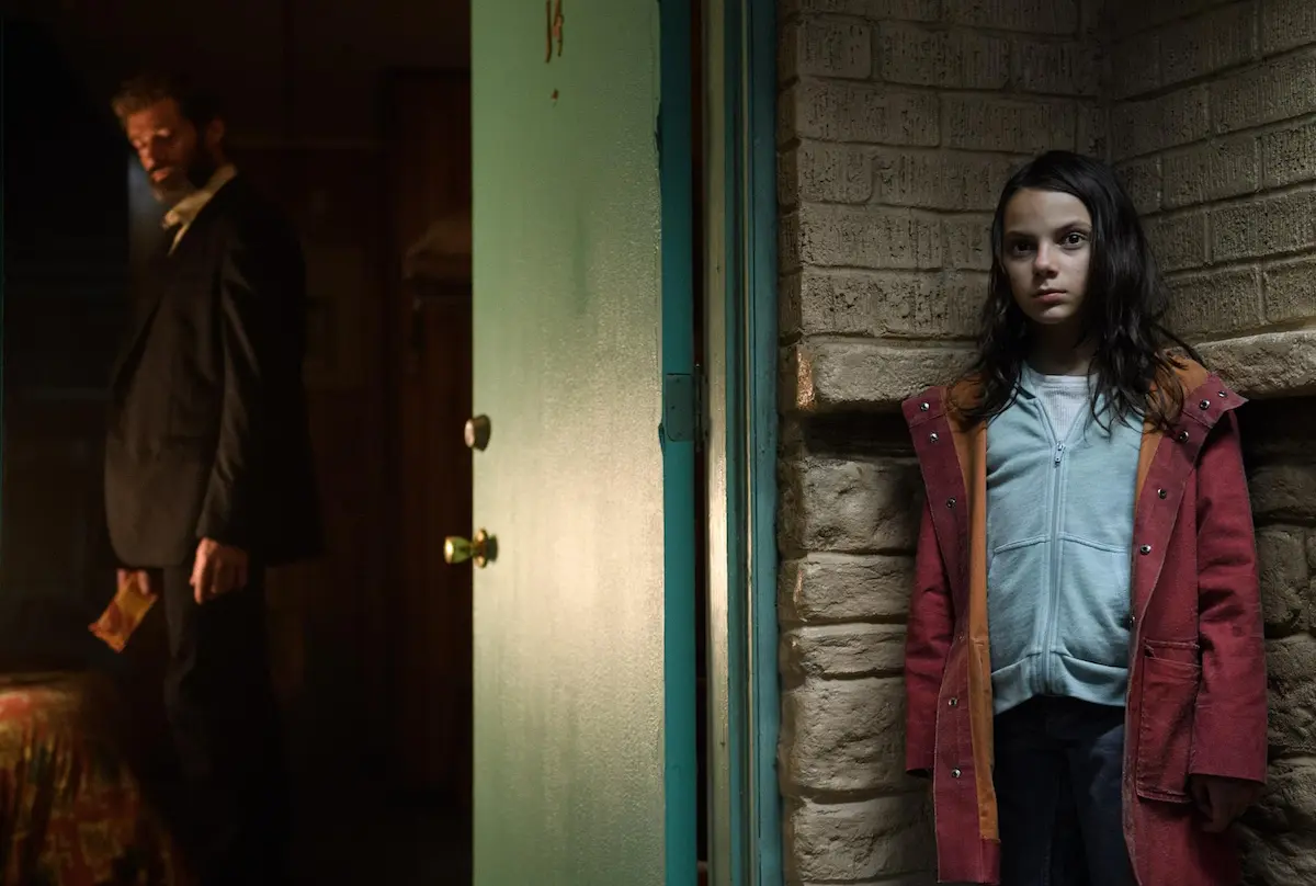 Hugh Jackman e Dafne Keen in Logan - The Wolverine (2017)