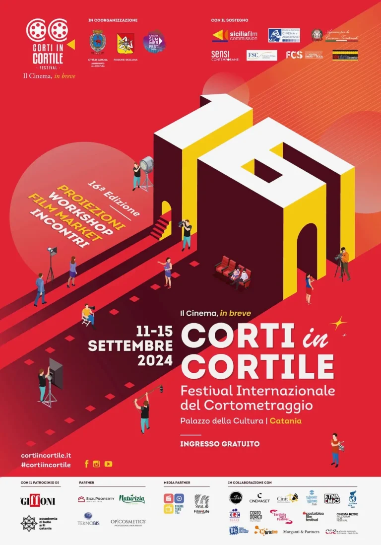 Corti in Cortile, il Cinema in breve XVI edizione: dall’11 al 15 settembre 2024