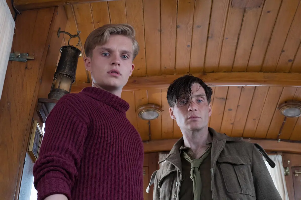 Cillian Murphy e Tom Glynn-Carney in Dunkirk (2017)