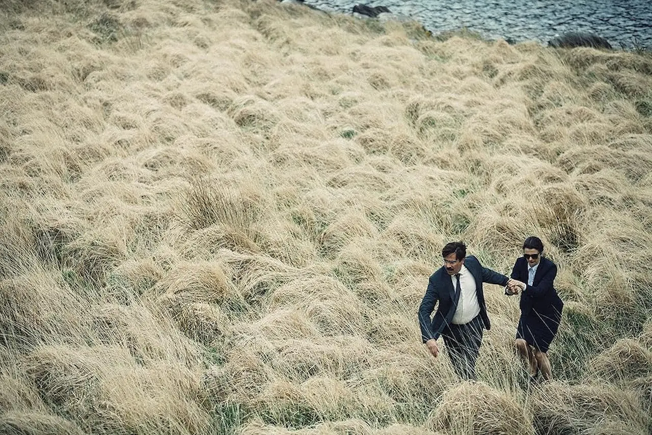 Colin Farrell e Rachel Weisz in The Lobster