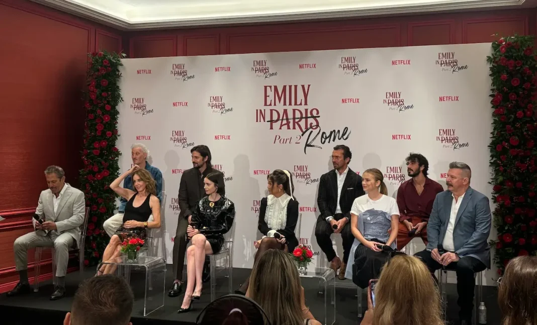 Emily in Paris 4 conferenza