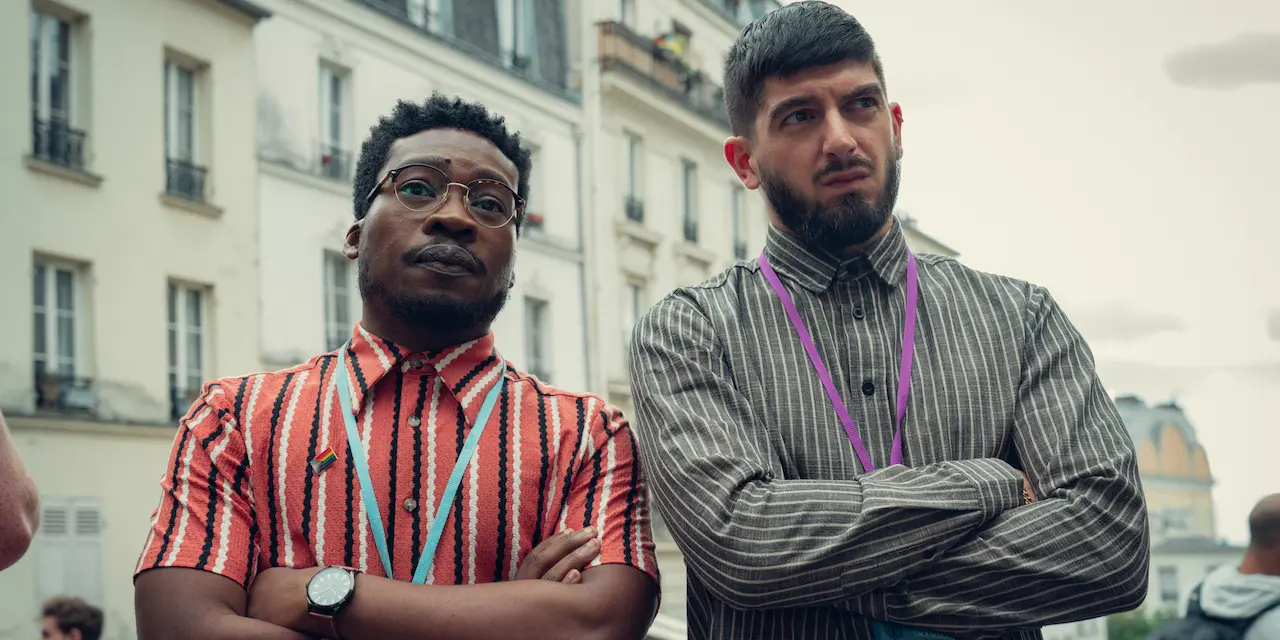 Fisayo Akinade as Mr Ajayi, Nima Taleghani as Mr Farouk