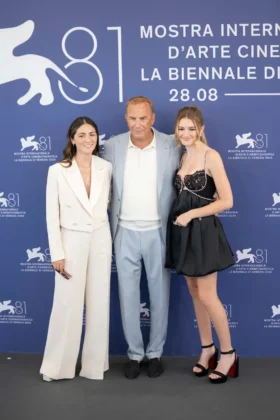 Isabelle Fuhrman, Georgia MacPhail e Kevin Costner