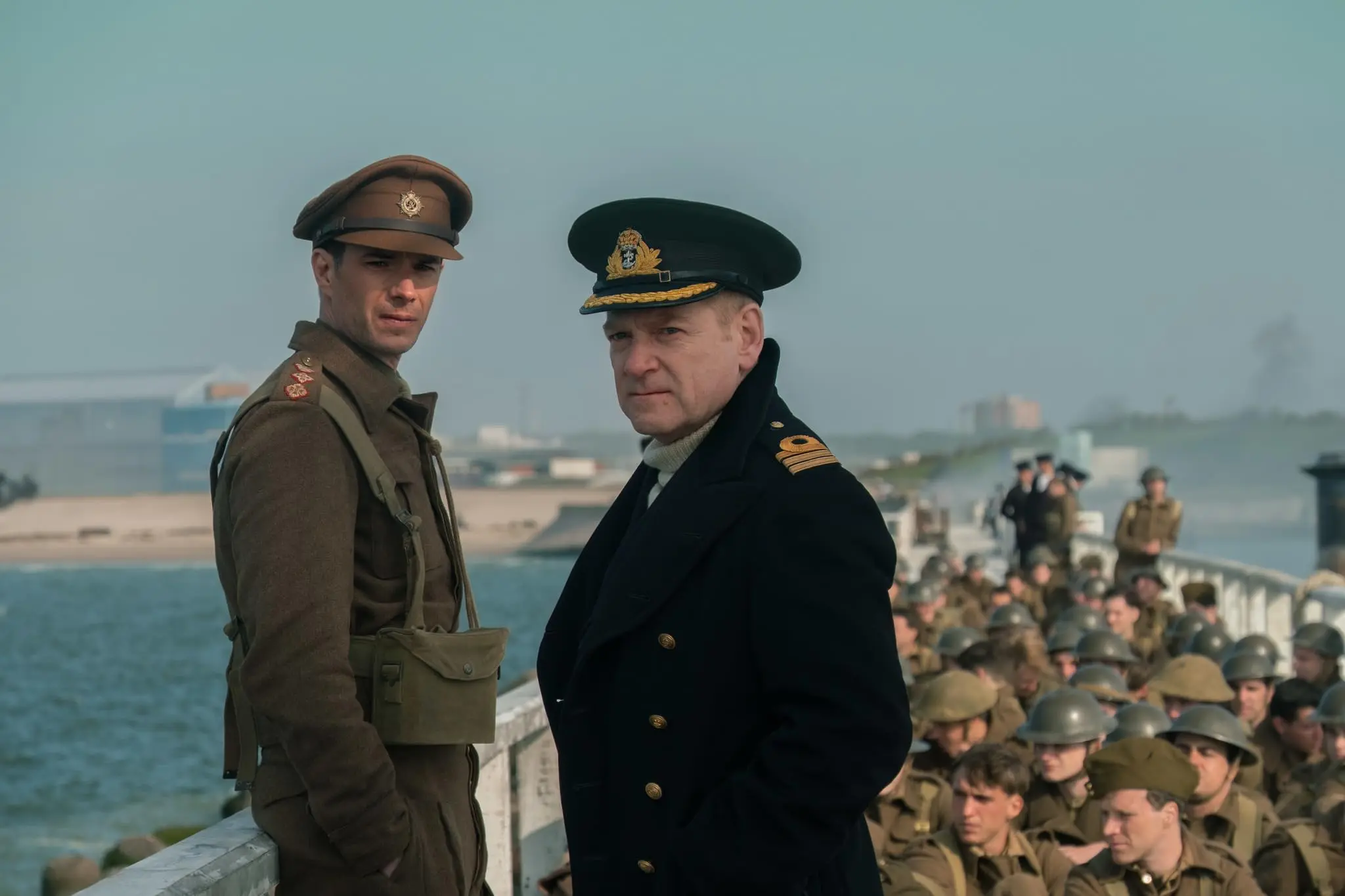 Kenneth Branagh e James D'Arcy in Dunkirk (2017)