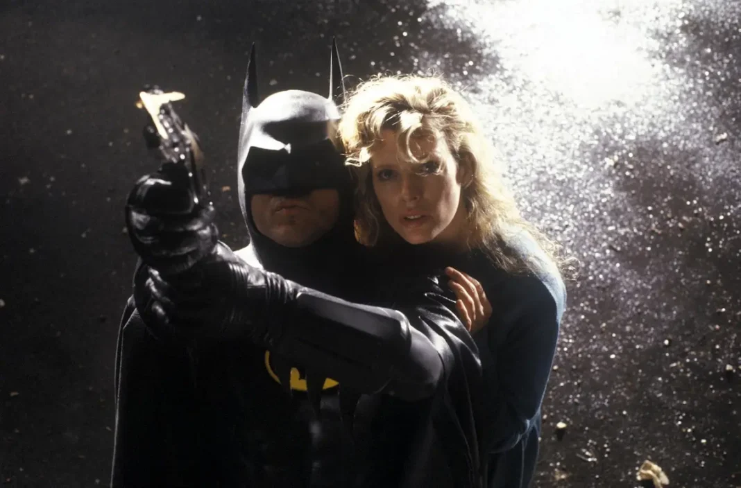 Kim Basinger e Michael Keaton in Batman (1989)