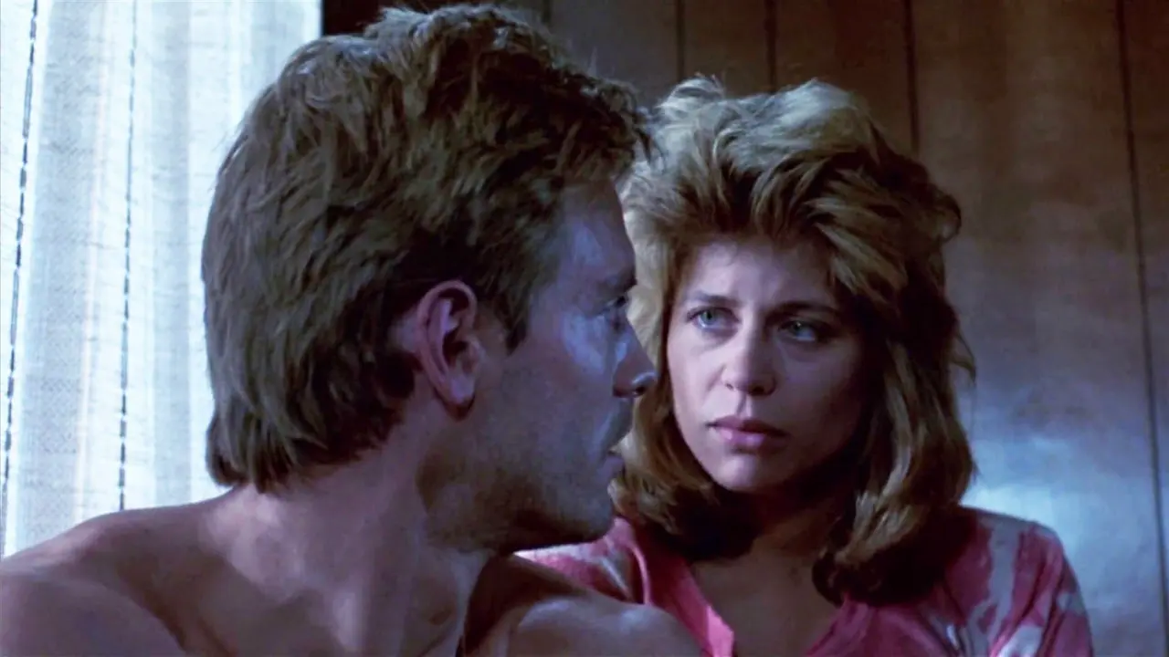 Linda Hamilton e Michael Biehn in Terminator
