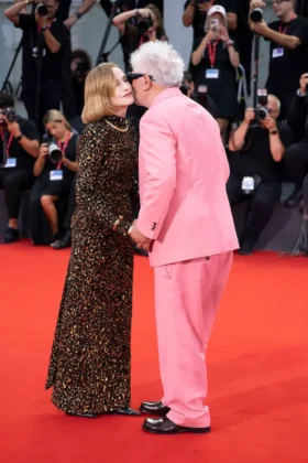 Pedro Almodovar e Isabelle Huppert