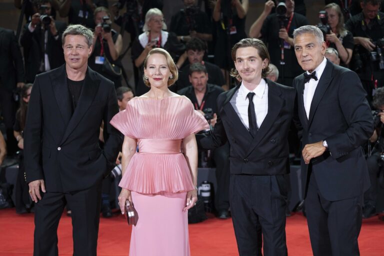 George Clooney e Brad Pitt infiammano il red carpet a Venezia 81 – FOTO