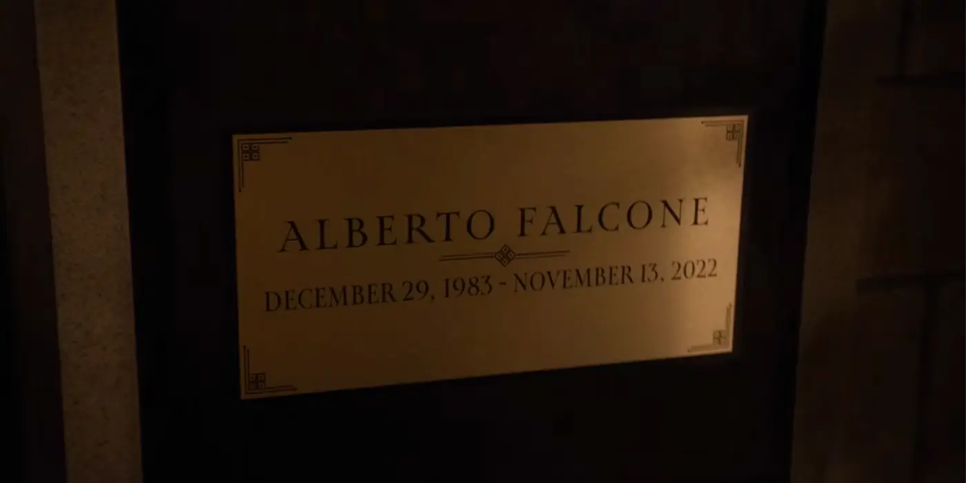 Tomba di Alberto Falcone in The Penguin