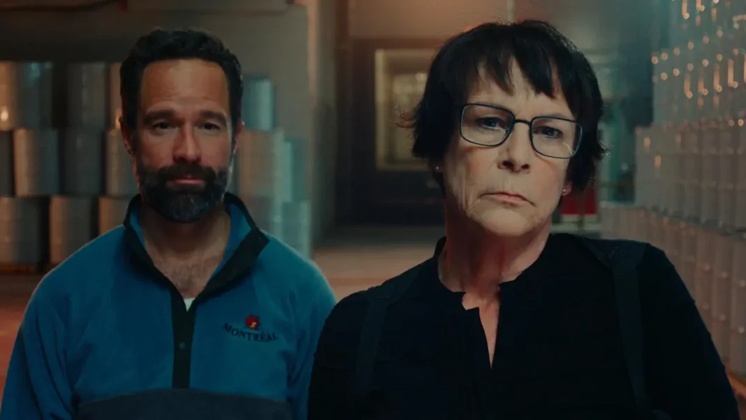 Chris Diamantopoulos_ Jamie Lee Curtis in The Sticky