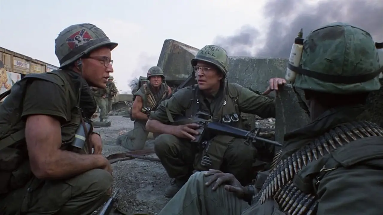 Adam Baldwin, Matthew Modine, Dorian Harewood e Arliss Howard in Full Metal Jacket