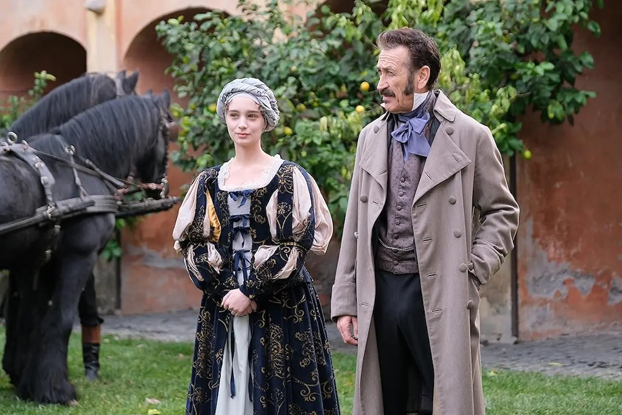 Denise Tantucci e Marco Giallini in Il principe di Roma