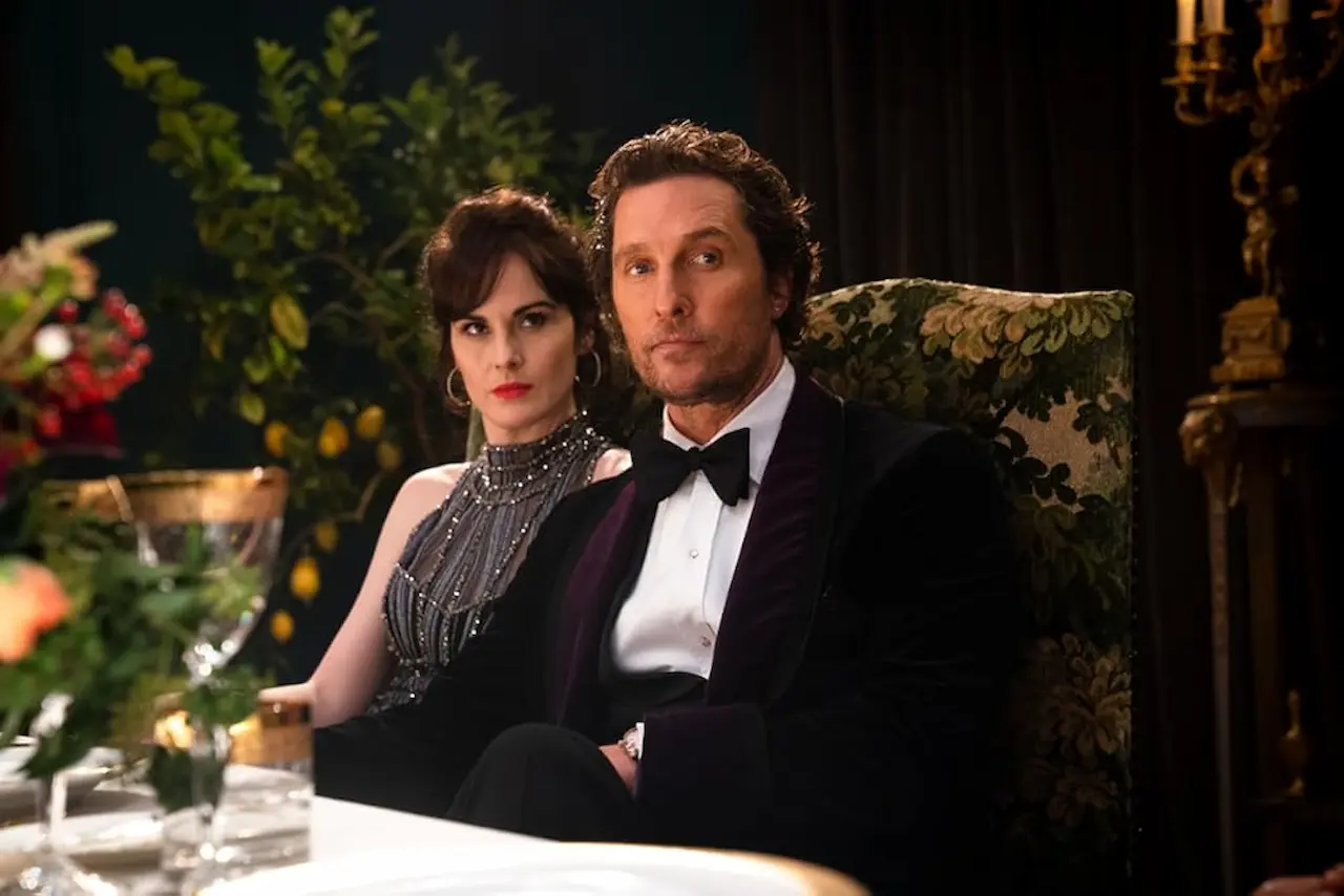 Matthew McConaughey e Michelle Dockery in The Gentlemen