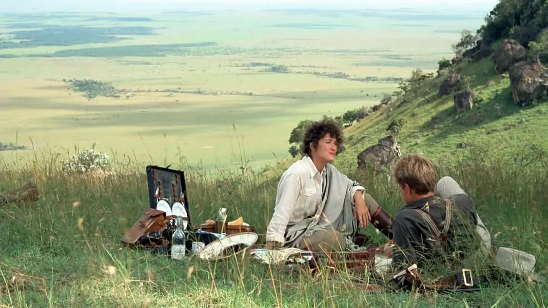 Meryl Streep e Robert Redford in La mia Africa