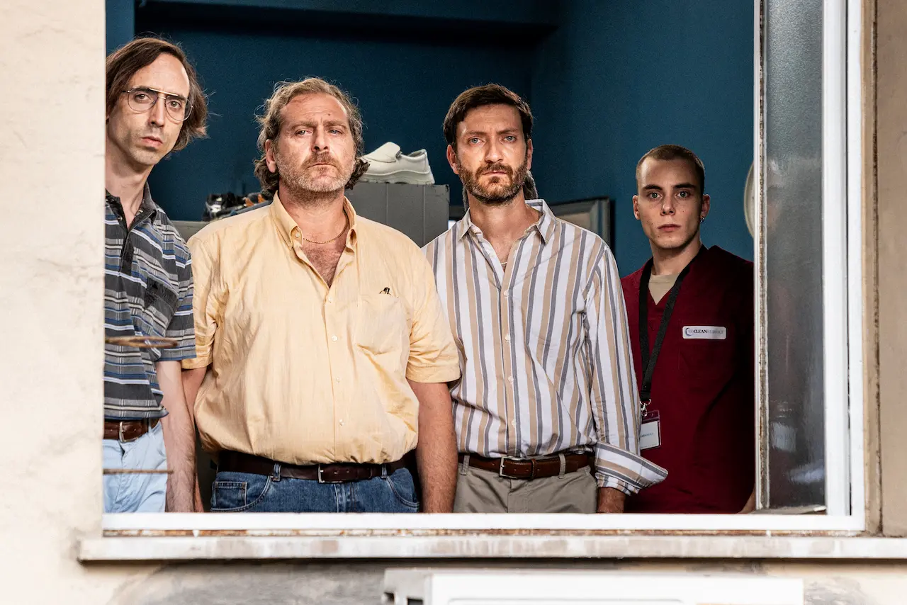 Riccardo Lai, Alessio Moneta, Federico Tocci e Gianmarco Franchini in La casa degli sguardi