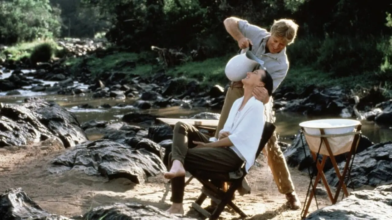 Robert Redford e Meryl Streep in La mia Africa