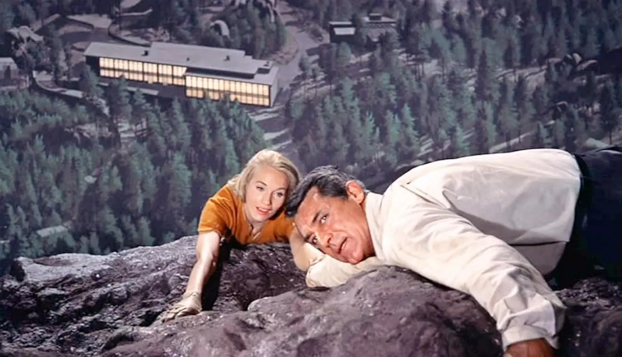 Cary Grant e Eva Marie Saint in Intrigo internazionale