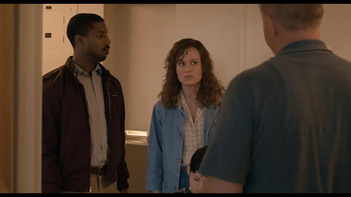 Michael B. Jordan e Brie Larson in Il diritto di opporsi (2019)