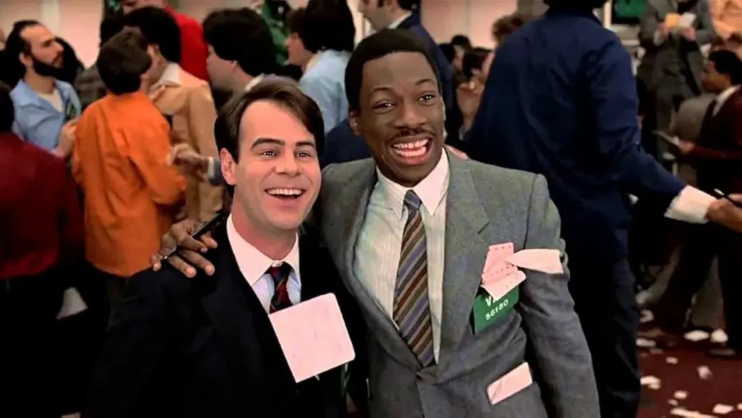 Eddie Murphy e Dan Aykroyd in Una poltrona per due