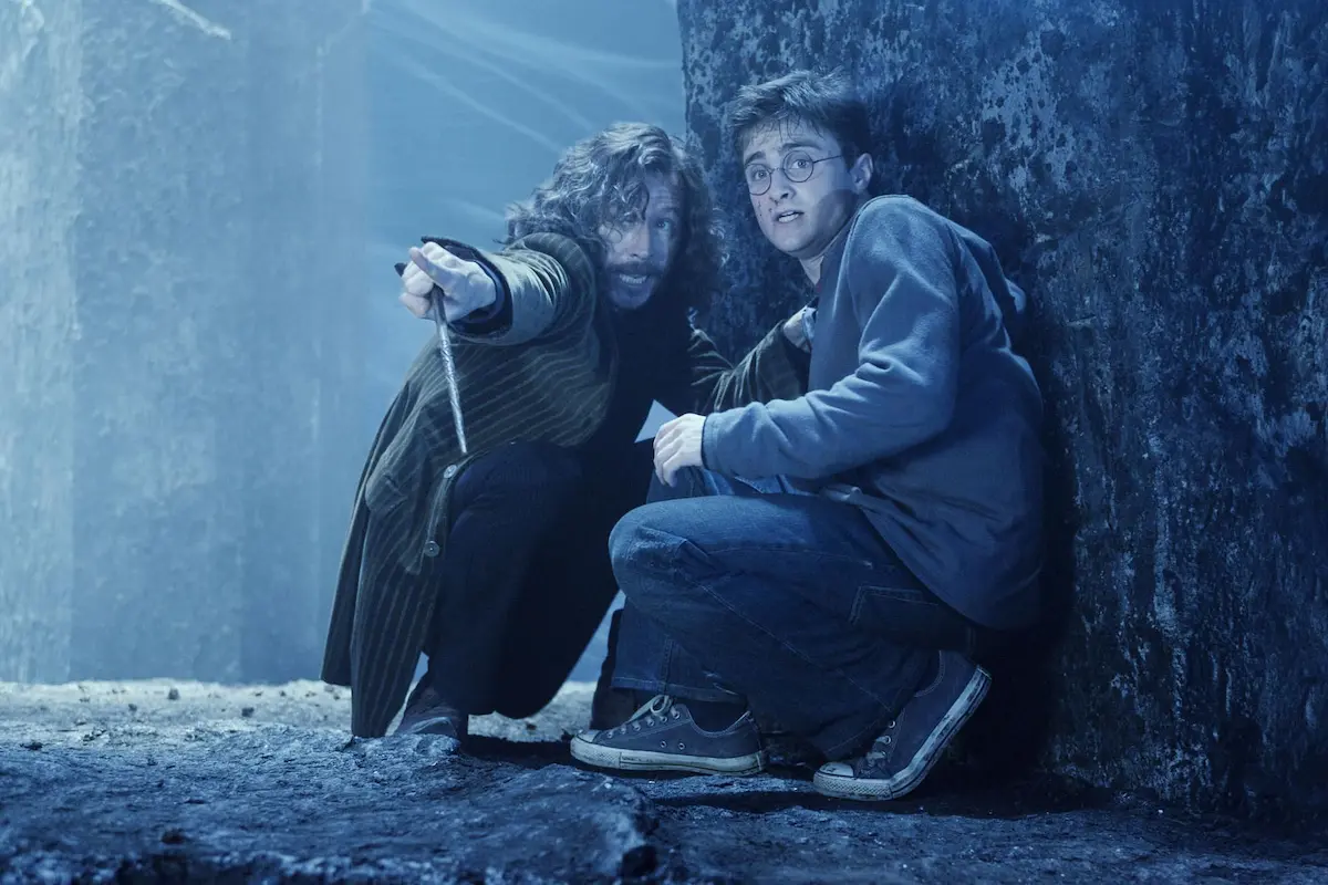 Gary Oldman and Daniel Radcliffe in Harry Potter e l'Ordine della Fenice (2007)