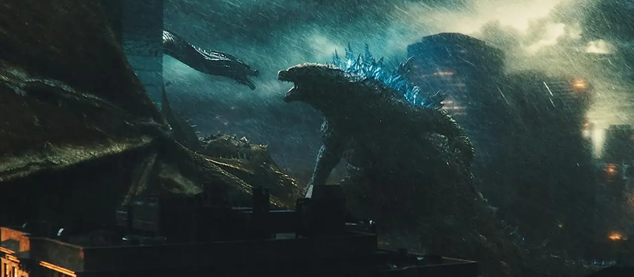 Godzilla e King Ghidorah in Godzilla II - King of the Monsters