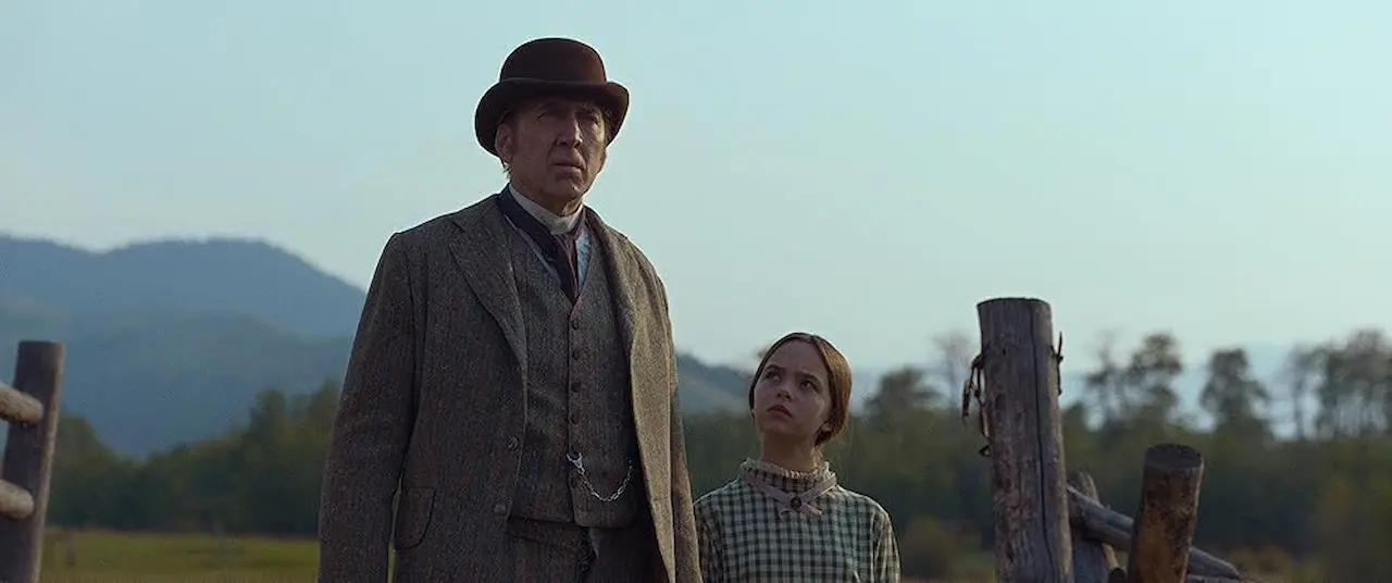 Nicolas Cage e Ryan Kiera Armstrong in The Old Way